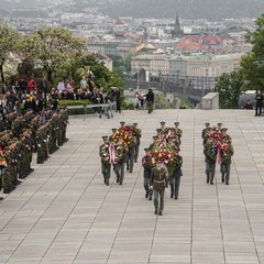 Pietní akt v areálu Národního památníku na Vítkově, 8.5.2024, foto: Tomáš Fongus