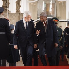 Oficiální návštěva prezidenta Angolské republiky, Pražský hrad, 21. 2. 2024, foto: Zuzana Bönisch 
