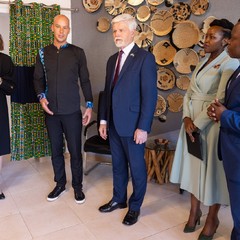 Návštěva prezidenta republiky Petra Pavla v rozvojovém projektu Talking Through Art, Rwandská republika, 6.4.2024, foto: Zuzana Bönisch