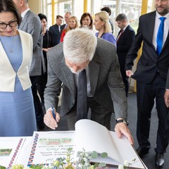 Návštěva prezidenta republiky ve Zlínském kraji, ZŠ a MŠ Mysločovice, 16.4.2024, foto: Zuzana Bönisch