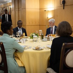 Jednání prezidenta republiky Petra Pavla s prezidentem Rwandské republiky Paulem Kagamem, 6.4.2024, foto: Zuzana Bönisch