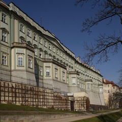 The South Gardens: view of the Rožmberk Palace