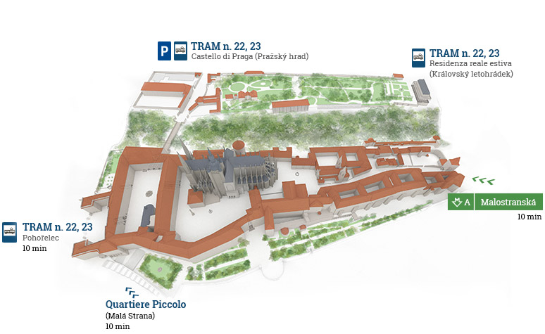 Mappa del Castello