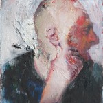 Jakub Čuška (1989), ZATMĚNÍ, olej na desce, 40 x 30 cm, 2019, soukromá sbírka