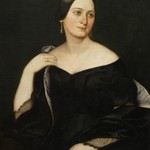 Josef Vojtěch Hellich (1807—1870), PODOBIZNA BOŽENY NĚMCOVÉ, olej na plátně, 70 x 56 cm, 1845, Sbírky Pražského hradu