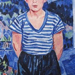 Václav Špála (1885-1946), JIRKA V TRENÝRKÁCH, olej na plátně, 81 x 54 cm, 1939, Galerie KODL