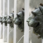 Lví kašna, zámecký park v Lánech, foto Správa Pražského hradu