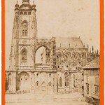 Archivní fotografie katedrály sv. Víta před dostavbou, foto F. Fridrich, © Archiv Pražského hradu