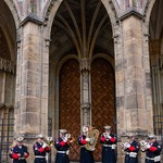 Advent Carolling Outside of St. Vitus Cathedral