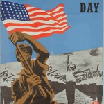 Antonín Pelc. Physical Fitness Day, Sokol Exhibition, USA, 1944, offset, MHI collection