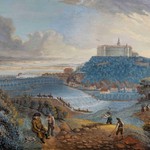 Ferdinand Runk, View of the cascade dam at Hluboká, 1804, National Heritage Institute