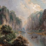 Ferdinand Runk, View of the valley near Chřešťovice, 1804, National Heritage Institute