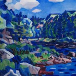Václav Špála, Vltava near Červená, 1927, National Gallery Prague