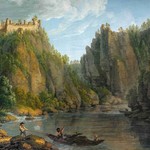 Ferdinand Runk, View of the ruins of the Girl's Stone, 1805, National Heritage Institute