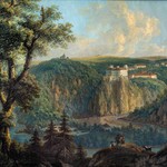 Ferdinand Runk, View of Orlík Castle, early 19th century, National Heritage Institute