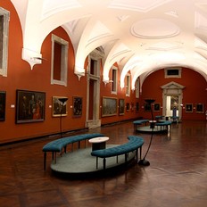Obrazárna Pražského hradu: pohled do expozice