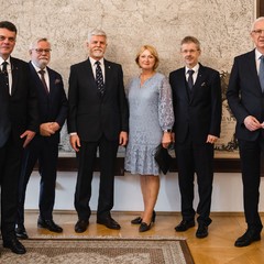 Prezident republiky navštívil Senát Parlamentu ČR