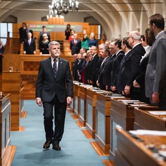 Prezident republiky navštívil Senát Parlamentu ČR
