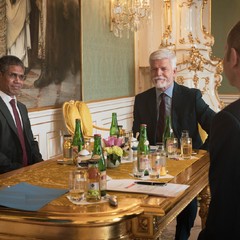 J. E. pan Jorge Trindade Neves de Camões, nový mimořádný a zplnomocněný velvyslanec Východního Timoru, se sídlem v Bruselu, nástupní audience velvyslanců, Pražský hrad, 2.6.2023, foto: Zuzana Bönisch