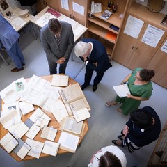 Návštěva Archivu Akademie věd České republiky, 27.6.2023, foto: Zuzana Bönisch 