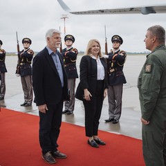 Návštěva prezidenta České republiky Petra Pavla společně s prezidentkou Slovenské republiky Zuzanou Čaputovou v Centru výcviku Lešť, 7.6.2023, foto: Zuzana Bönisch
