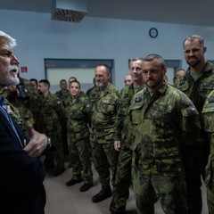 Návštěva prezidenta České republiky Petra Pavla společně s prezidentkou Slovenské republiky Zuzanou Čaputovou v Centru výcviku Lešť, 7.6.2023, foto: Zuzana Bönisch