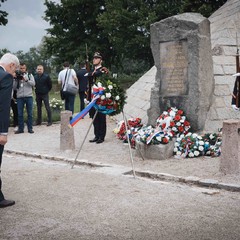 Pracovní návštěva prezidenta republiky Petra Pavla na Slovensku, položení věnce prezidenta České republiky k Mohyle generála Milana Rastislava Štefánika, 6.6.2023, foto: Zuzana Bönisch