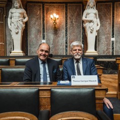Setkání prezidenta republiky s Wolfgangem Sobotkou, předsedou Národní rady Rakouska, návštěva Rakouska 1.6.2023 foto: Tomáš Fongus  