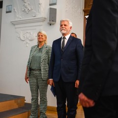 Návštěva prezidenta republiky na Akademii obrany ve Vídni, návštěva Rakouska 1.6.2023 foto: Tomáš Fongus  
