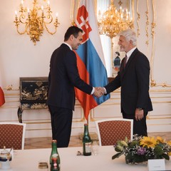 Prezident republiky přijal slovenského premiéra 