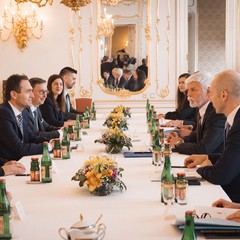 Prezident republiky přijal slovenského premiéra 