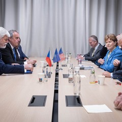Setkání se zástupci US Kongresu, Summit NATO, Vilnius, Litva, 11.7.2023, foto: Zuzana Bönisch  