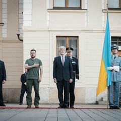 Oficiální návštěva prezidenta Ukrajiny, 6.7.2023, foto: Zuzana Bönisch  