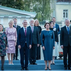 Slavnostní večeře pro hlavy států a předsedy vlád pořádaná J. E. panem Gitanasem Nausėdou, prezidentem Litevské republiky, Summit NATO, Vilnius, Litva, 11.7.2023, foto: Zuzana Bönisch  