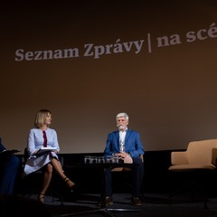 Debata serveru Seznam Zprávy, kino Blansko, 26.9.2023, foto: Zuzana Bönisch