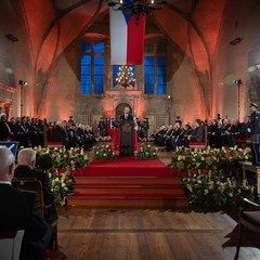 Slavnostní ceremoniál udílení státních vyznamenání ve Vladislavském sále Pražského hradu, 28.10.2023, foto: Zuzana Bönisch, Tomáš Fongus 