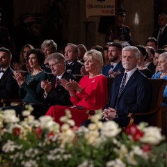 Slavnostní ceremoniál udílení státních vyznamenání ve Vladislavském sále Pražského hradu, 28.10.2023, foto: Zuzana Bönisch, Tomáš Fongus 