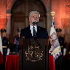 Slavnostní ceremoniál udílení státních vyznamenání ve Vladislavském sále Pražského hradu, 28.10.2023, foto: Zuzana Bönisch, Tomáš Fongus 