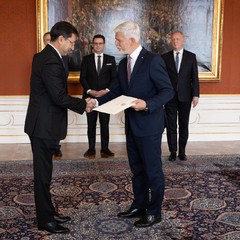 Prezident republiky přijal nové velvyslance 