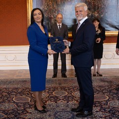 Prezident republiky přijal nové velvyslance 