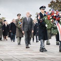 Pietní akt u Národního památníku na Vítkově, 28.10.2023, foto: Zuzana Bönisch, Tomáš Fongus