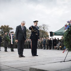 Pietní akt u Národního památníku na Vítkově, 28.10.2023, foto: Zuzana Bönisch, Tomáš Fongus