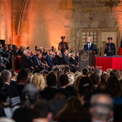 Slavnostní ceremoniál udílení státních vyznamenání ve Vladislavském sále Pražského hradu, 28.10.2023, foto: Zuzana Bönisch, Tomáš Fongus 