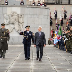Pietní akt u Národního památníku na Vítkově, 28.10.2023, foto: Zuzana Bönisch, Tomáš Fongus