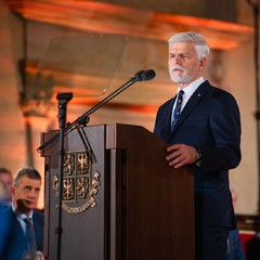 Slavnostní ceremoniál udílení státních vyznamenání ve Vladislavském sále Pražského hradu, 28.10.2023, foto: Zuzana Bönisch, Tomáš Fongus 