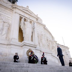 Pietní akt u památníku Viktora Emanuella II, Altare della Patria, 28.11.2023, foto: Zuzana Bönisch