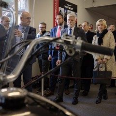 Prohlídka muzea továrny Moto Guzzi, 29.11.2023, foto: Zuzana Bönisch 