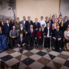 Podpis přihlášky Českého olympijského výboru na XXXIII. letní olympijské hry v Paříži za účasti prezidenta republiky 