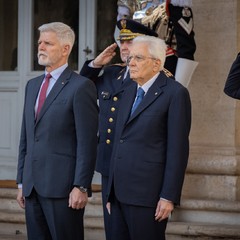 Setkání s prezidentem Italské republiky Sergio Mattarellou v Kvirinálském paláci, 28.11.2023, foto: Zuzana Bönisch