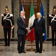 Setkání s prezidentem Italské republiky Sergio Mattarellou v Kvirinálském paláci, 28.11.2023, foto: Zuzana Bönisch